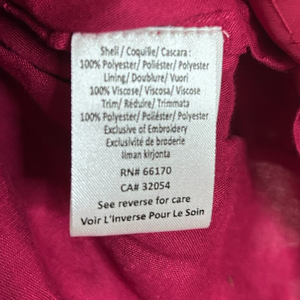 Anthropologie Varun Bahl Rosemarie Floral Blouse Pink 10 View 6